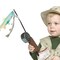 Future Fisherman Toddler Costume Size 3-4T Khaki Fishing Outfit
